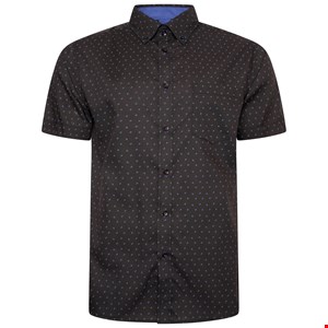 KAM 6297 Dobby Print S/S Shirt